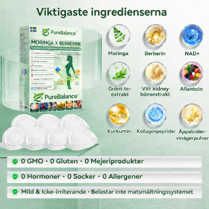 Luxarise® Moringa + Berberine Plåster • Synliga resultat