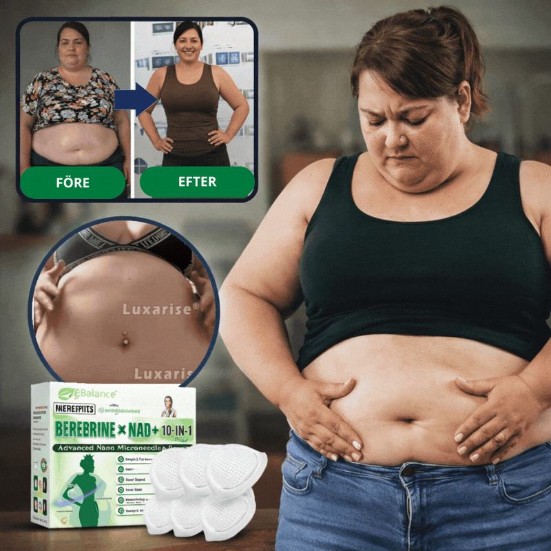 Luxarise® Moringa + Berberine Plåster • Synliga resultat