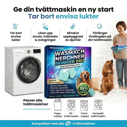 FreshGuard™ Professionell tvättmaskinsrengöring