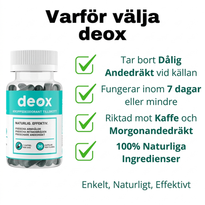 Deox™ – Formel för neutralisering av dålig lukt
