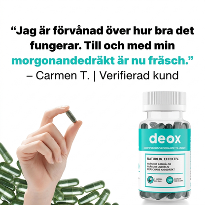 Deox™ – Formel för neutralisering av dålig lukt