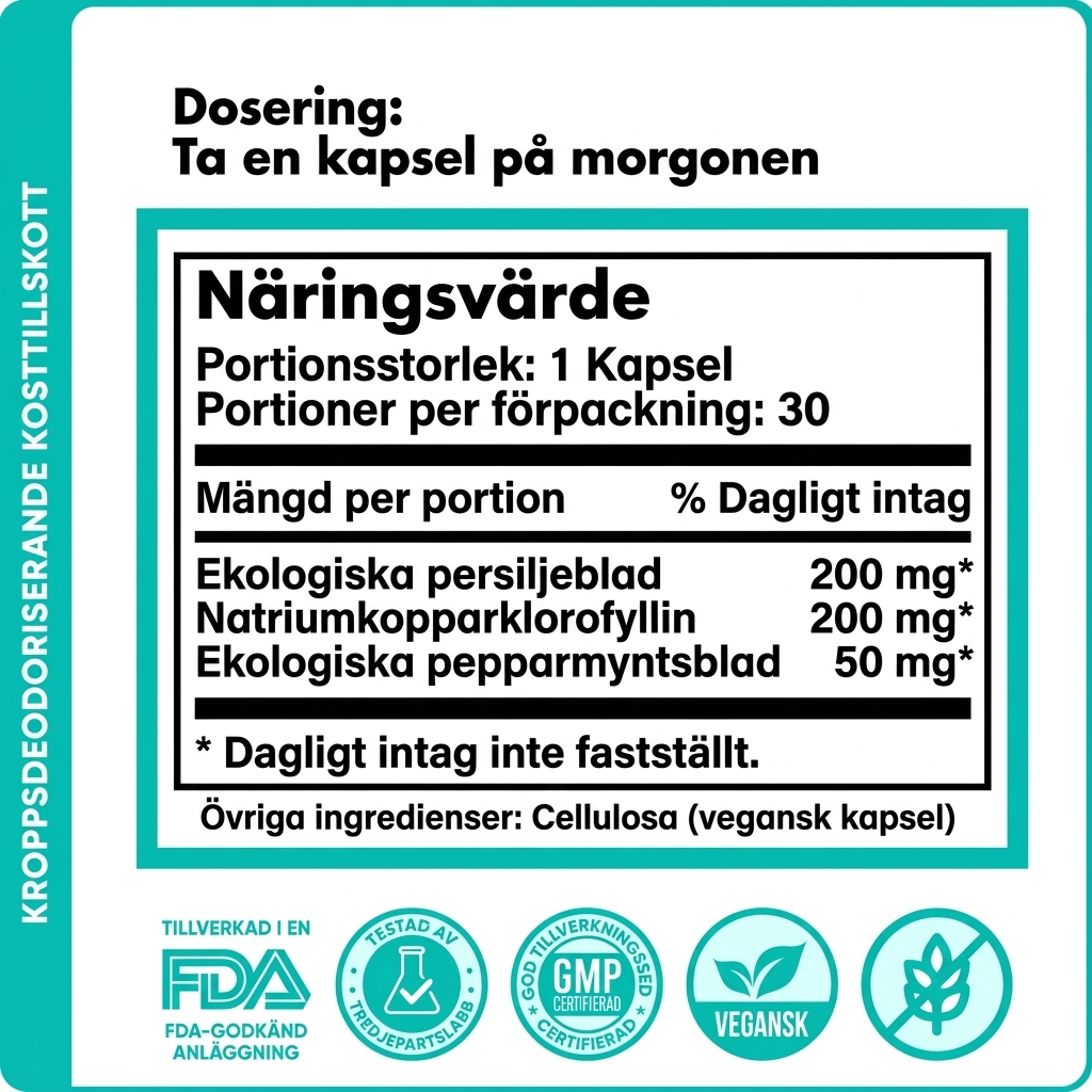 Deox™ – Formel för neutralisering av dålig lukt